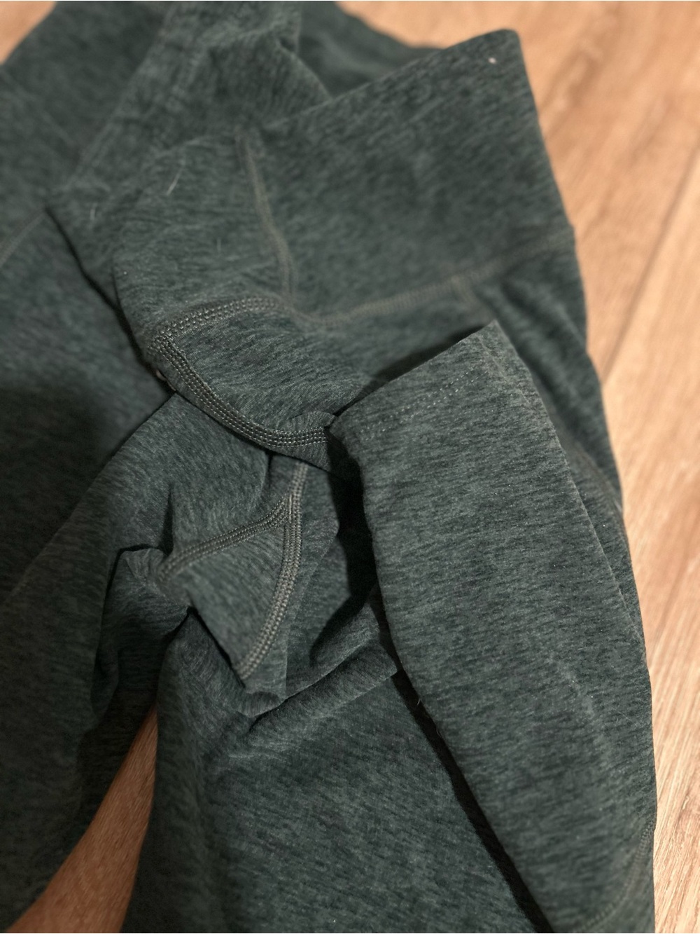 Oiselle workout Leggings  - Dark Teal - Picture 4 of 4